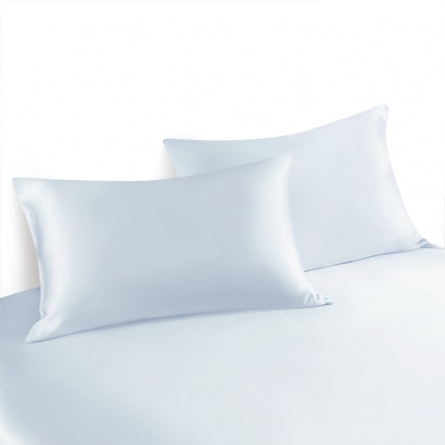 Buy Alice Blue Envelope 22 Momme Mulberry Silk Pillowcase Buy Alice Blue Envelope 22 Momme Mulberry Silk Pillowcase