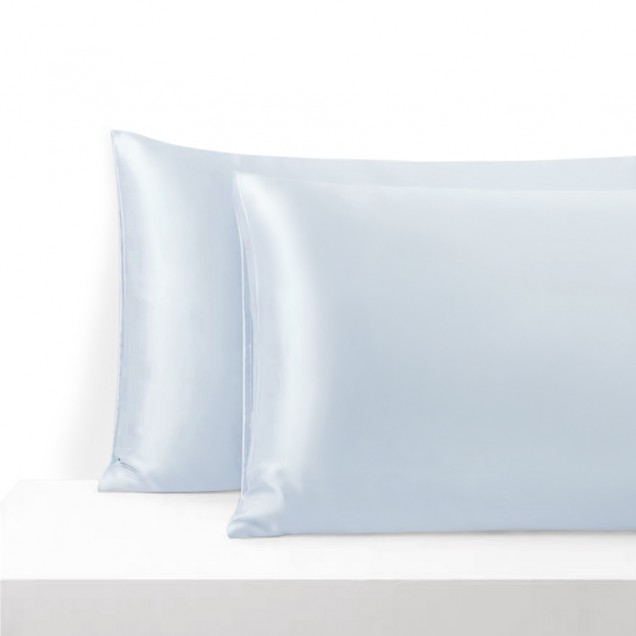 Buy Alice Blue Envelope 22 Momme Mulberry Silk Pillowcase Buy Alice Blue Envelope 22 Momme Mulberry Silk Pillowcase