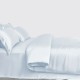 Buy Alice Blue 3 PCS 22 Momme Mulberry Silk Duvet Cover Set Buy Alice Blue 3 PCS 22 Momme Mulberry Silk Duvet Cover Set