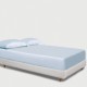 Buy Baby Blue 22 Momme Mulberry Silk Fitted Sheet Buy Baby Blue 22 Momme Mulberry Silk Fitted Sheet
