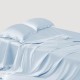 Buy Baby Blue 22 Momme Mulberry Silk Flat Sheet Buy Baby Blue 22 Momme Mulberry Silk Flat Sheet