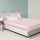 Buy Baby Pink 22 Momme Mulberry Silk Fitted Sheet Buy Baby Pink 22 Momme Mulberry Silk Fitted Sheet