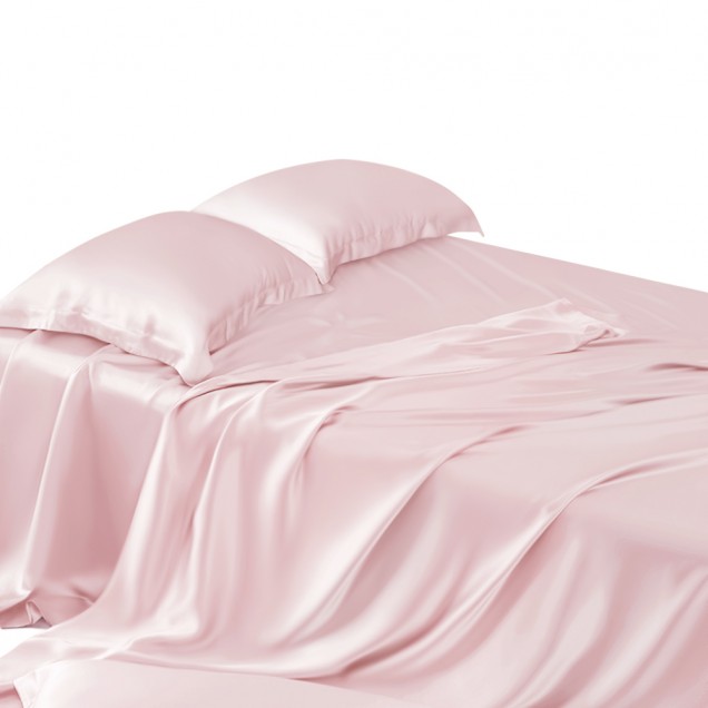 Buy Baby Pink 22 Momme Mulberry Silk Flat Sheet Buy Baby Pink 22 Momme Mulberry Silk Flat Sheet