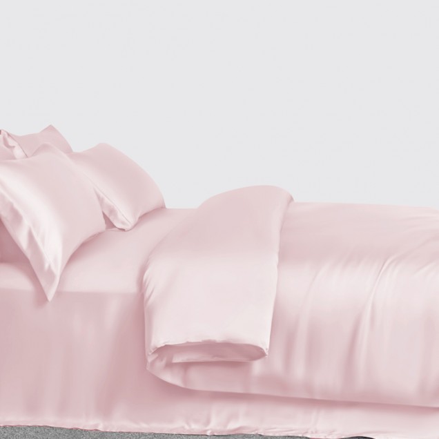 Buy Baby Pink 3 PCS 22 Momme Mulberry Silk Duvet Cover Set Buy Baby Pink 3 PCS 22 Momme Mulberry Silk Duvet Cover Set