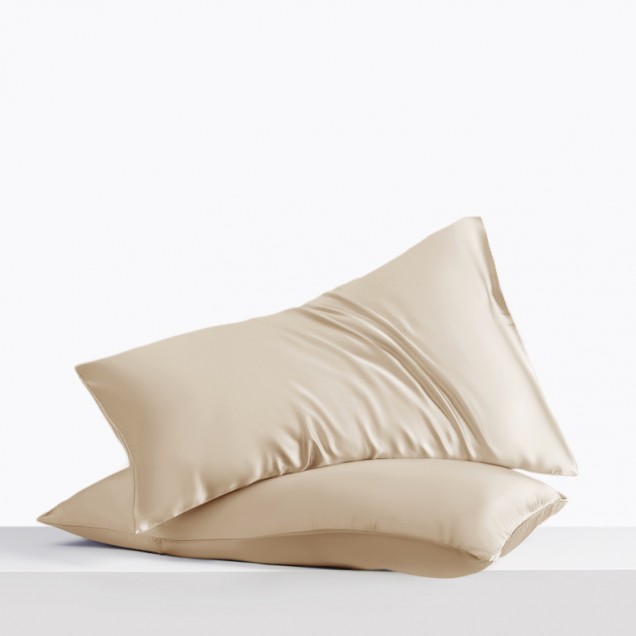 Buy Beige Envelope 22 Momme Mulberry Silk Pillowcase Buy Beige Envelope 22 Momme Mulberry Silk Pillowcase