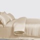 Buy Beige 3 PCS 22 Momme Mulberry Silk Duvet Cover Set Buy Beige 3 PCS 22 Momme Mulberry Silk Duvet Cover Set