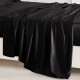 Buy Black 22 Momme Mulberry Silk Flat Sheet Buy Black 22 Momme Mulberry Silk Flat Sheet