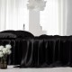 Buy Black 22 Momme Mulberry Silk Sheet Set Buy Black 22 Momme Mulberry Silk Sheet Set