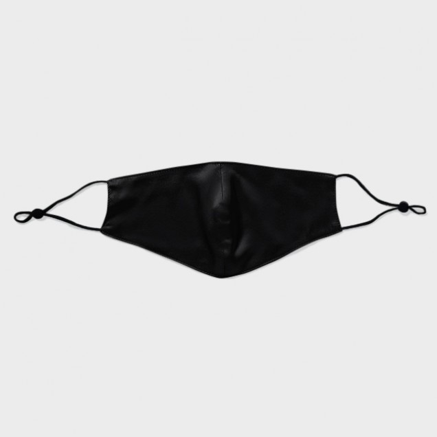 Buy Black Double-Sided 22 Momme Silk Face Mask