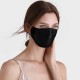 Buy Black Double-Sided 22 Momme Silk Face Mask