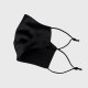 Buy Black Double-Sided 22 Momme Silk Face Mask