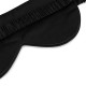 Buy Black Flower Silk Sleep Mask