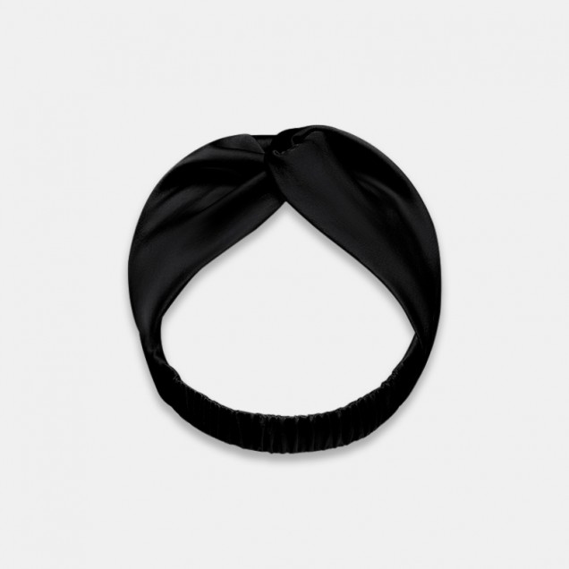 Buy Black Mulberry Silk Headband Buy Black Mulberry Silk Headband