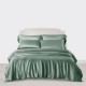Buy Celadon Green 3 PCS 22 Momme Mulberry Silk Duvet Cover Set Buy Celadon Green 3 PCS 22 Momme Mulberry Silk Duvet Cover Set