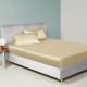 Buy Champagne 22 Momme Mulberry Silk Fitted Sheet Buy Champagne 22 Momme Mulberry Silk Fitted Sheet