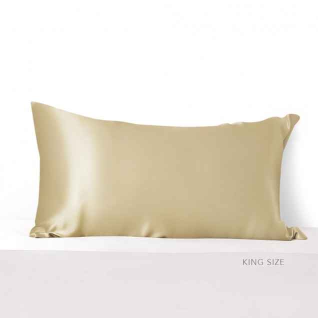 Buy Champagne Envelope 22 Momme Mulberry Silk Pillowcase Buy Champagne Envelope 22 Momme Mulberry Silk Pillowcase