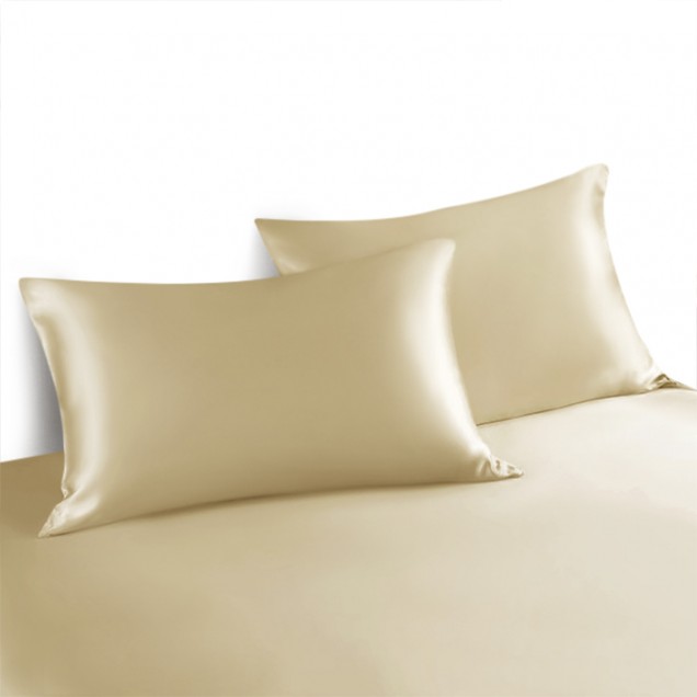 Buy Champagne Envelope 22 Momme Mulberry Silk Pillowcase Buy Champagne Envelope 22 Momme Mulberry Silk Pillowcase