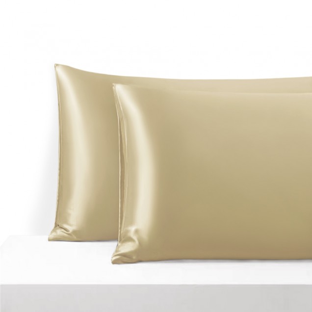 Buy Champagne Envelope 22 Momme Mulberry Silk Pillowcase Buy Champagne Envelope 22 Momme Mulberry Silk Pillowcase