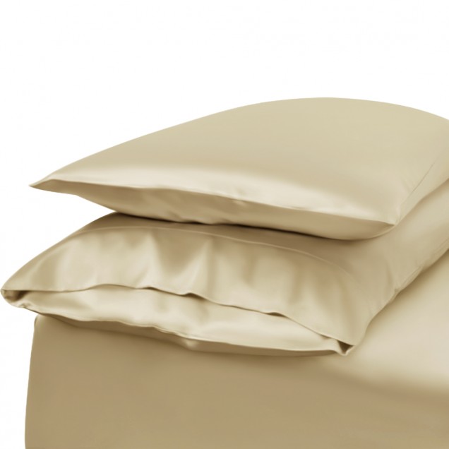 Buy Champagne Envelope 22 Momme Mulberry Silk Pillowcase Buy Champagne Envelope 22 Momme Mulberry Silk Pillowcase