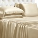 Buy Champagne 22 Momme Mulberry Silk Sheet Set Buy Champagne 22 Momme Mulberry Silk Sheet Set