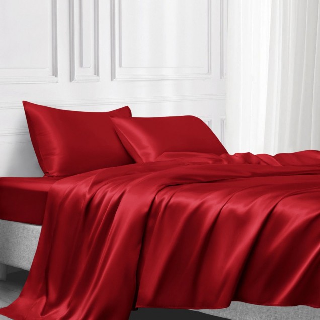 Buy Cherry 22 Momme Mulberry Silk Flat Sheet Buy Cherry 22 Momme Mulberry Silk Flat Sheet