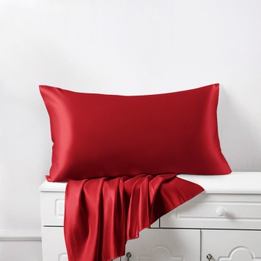 Buy Cherry 22 Momme Mulberry Silk Pillowcase with Hidden Zipper