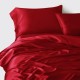Buy Cherry 3 PCS 22 Momme Mulberry Silk Duvet Cover Set Buy Cherry 3 PCS 22 Momme Mulberry Silk Duvet Cover Set