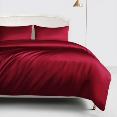 Buy Claret 22 Momme Mulberry Silk Duvet Cover