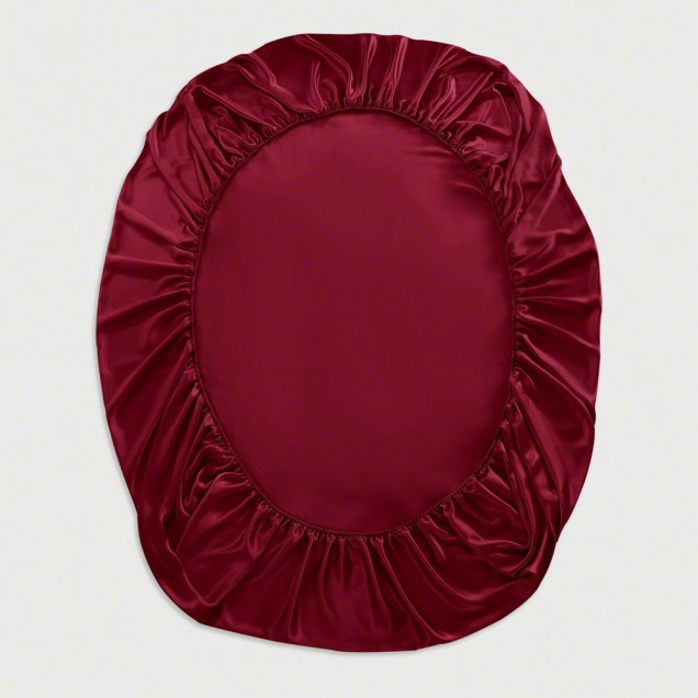 Buy Claret 22 Momme Mulberry Silk Fitted Sheet Buy Claret 22 Momme Mulberry Silk Fitted Sheet