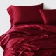 Buy Claret 3 PCS 22 Momme Mulberry Silk Duvet Cover Set Buy Claret 3 PCS 22 Momme Mulberry Silk Duvet Cover Set