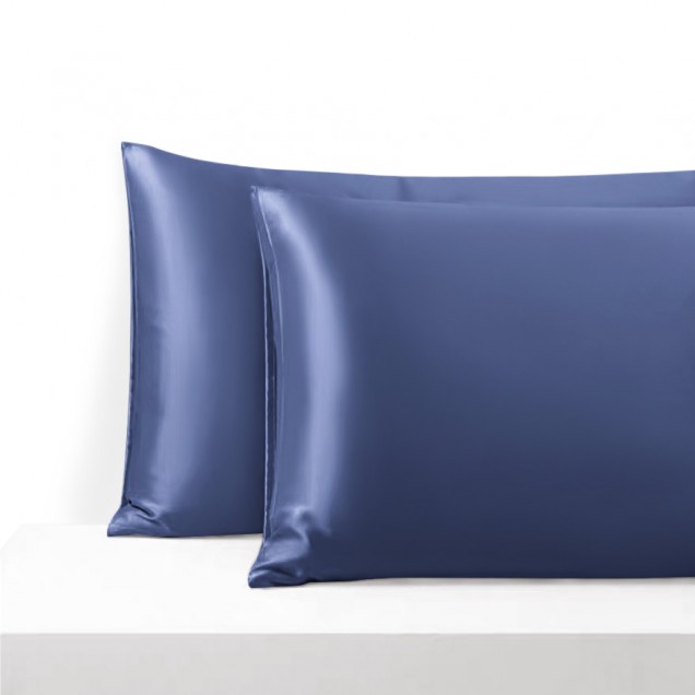 Buy Dark Blue Envelope 22 Momme Mulberry Silk Pillowcase Buy Dark Blue Envelope 22 Momme Mulberry Silk Pillowcase