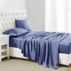 Buy Dark Blue 22 Momme Mulberry Silk Sheet Set