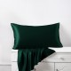Buy Dark Green Envelope 22 Momme Mulberry Silk Pillowcase Buy Dark Green Envelope 22 Momme Mulberry Silk Pillowcase