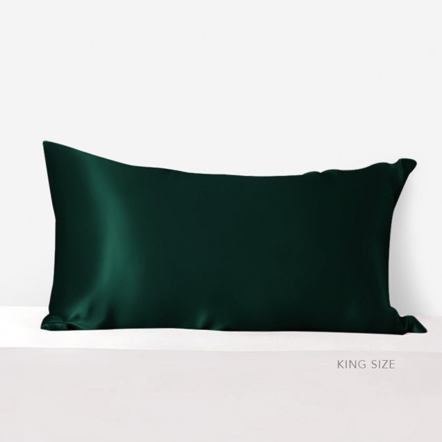 Buy Dark Green Envelope 22 Momme Mulberry Silk Pillowcase Buy Dark Green Envelope 22 Momme Mulberry Silk Pillowcase
