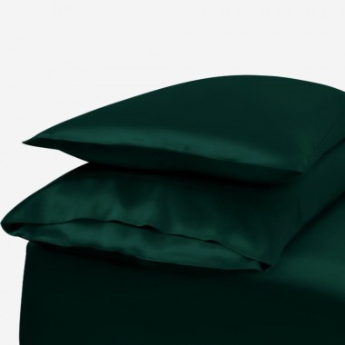 Buy Dark Green Envelope 22 Momme Mulberry Silk Pillowcase