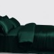 Buy Dark Green 3 PCS 22 Momme Mulberry Silk Duvet Cover Set Buy Dark Green 3 PCS 22 Momme Mulberry Silk Duvet Cover Set