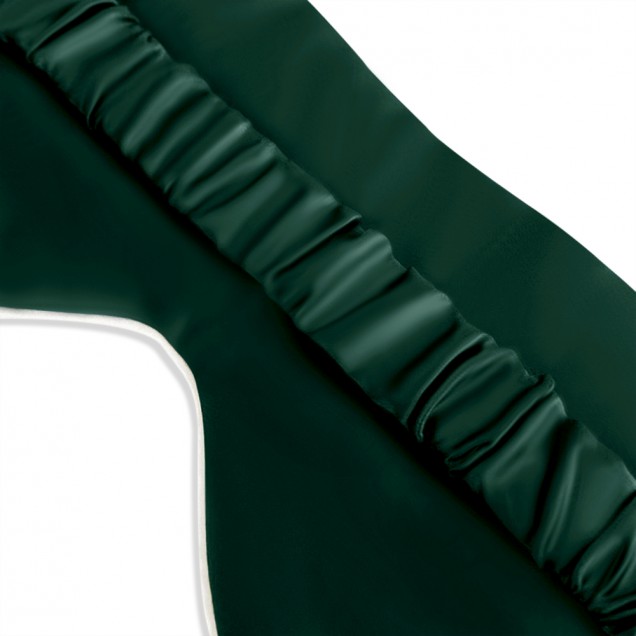 Buy Dark Green & Ivory Suede Rose Silk Eye Mask Buy Dark Green & Ivory Suede Rose Silk Eye Mask