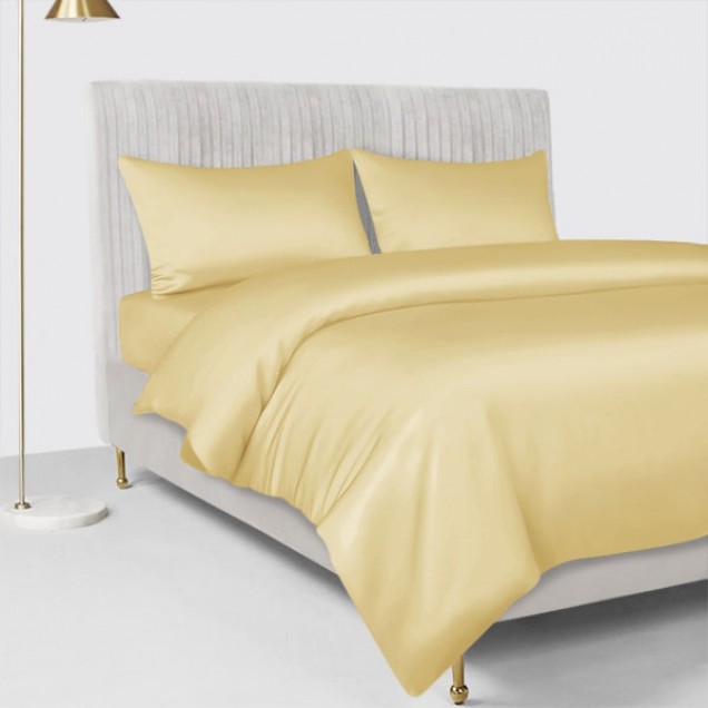Buy Gold 22 Momme Mulberry Silk Duvet Cover
