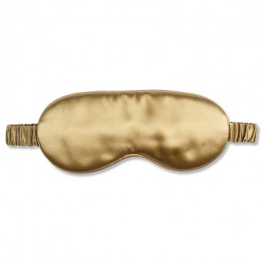 Buy Gold Silk Eye Mask