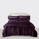 Buy Grape 3 PCS 22 Momme Mulberry Silk Duvet Cover Set Buy Grape 3 PCS 22 Momme Mulberry Silk Duvet Cover Set