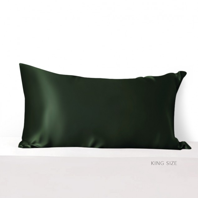 Buy Hunter Green Envelope 22 Momme Mulberry Silk Pillowcase