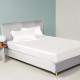 Buy Ivory 22 Momme Mulberry Silk Fitted Sheet