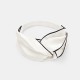 Buy Ivory & Black Silk Headband Buy Ivory & Black Silk Headband