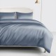 Buy Misty Blue 22 Momme Mulberry Silk Duvet Cover