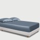Buy Misty Blue 22 Momme Mulberry Silk Fitted Sheet Buy Misty Blue 22 Momme Mulberry Silk Fitted Sheet