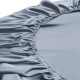 Buy Misty Blue 22 Momme Mulberry Silk Fitted Sheet Buy Misty Blue 22 Momme Mulberry Silk Fitted Sheet