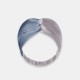 Buy Misty Blue & Silver Mulberry Silk Headband Buy Misty Blue & Silver Mulberry Silk Headband