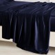 Buy Navy 22 Momme Mulberry Silk Flat Sheet Buy Navy 22 Momme Mulberry Silk Flat Sheet