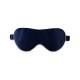 Buy Navy & Ivory Suede Rose Silk Eye Mask
