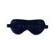 Buy Navy & Ivory Suede Rose Silk Eye Mask